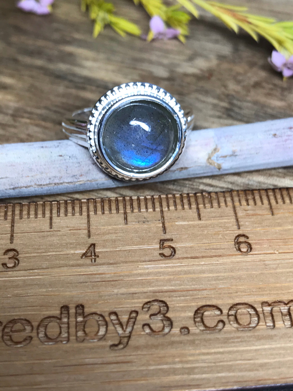 Labradorite Large Ring Size 6 - Magic & Protection