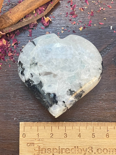 Moonstone Rainbow Heart #3 - Inner Peace