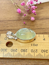 Prehnite Pendant - Spiritual Growth. Stone of Magic