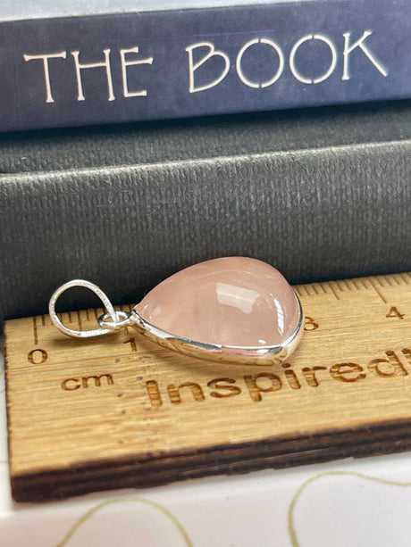 Rose Quartz Pendant & Chain - Love & Self-esteem