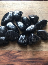 Black Tourmaline Large Tumbled - Deflects Negative Energy