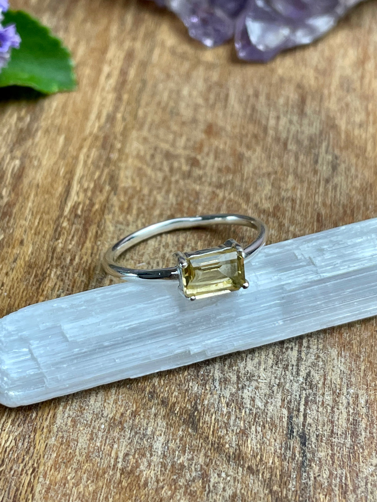 Citrine Ring Size 5 - Manifestation