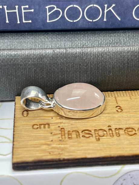 Rose Quartz Pendant & Chain - Love & Self-esteem