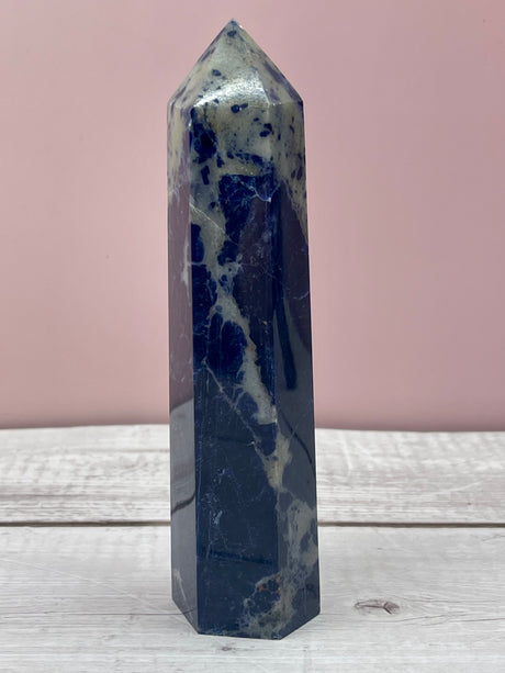 Sodalite Tower 376g - Intuitive. Inner Peace