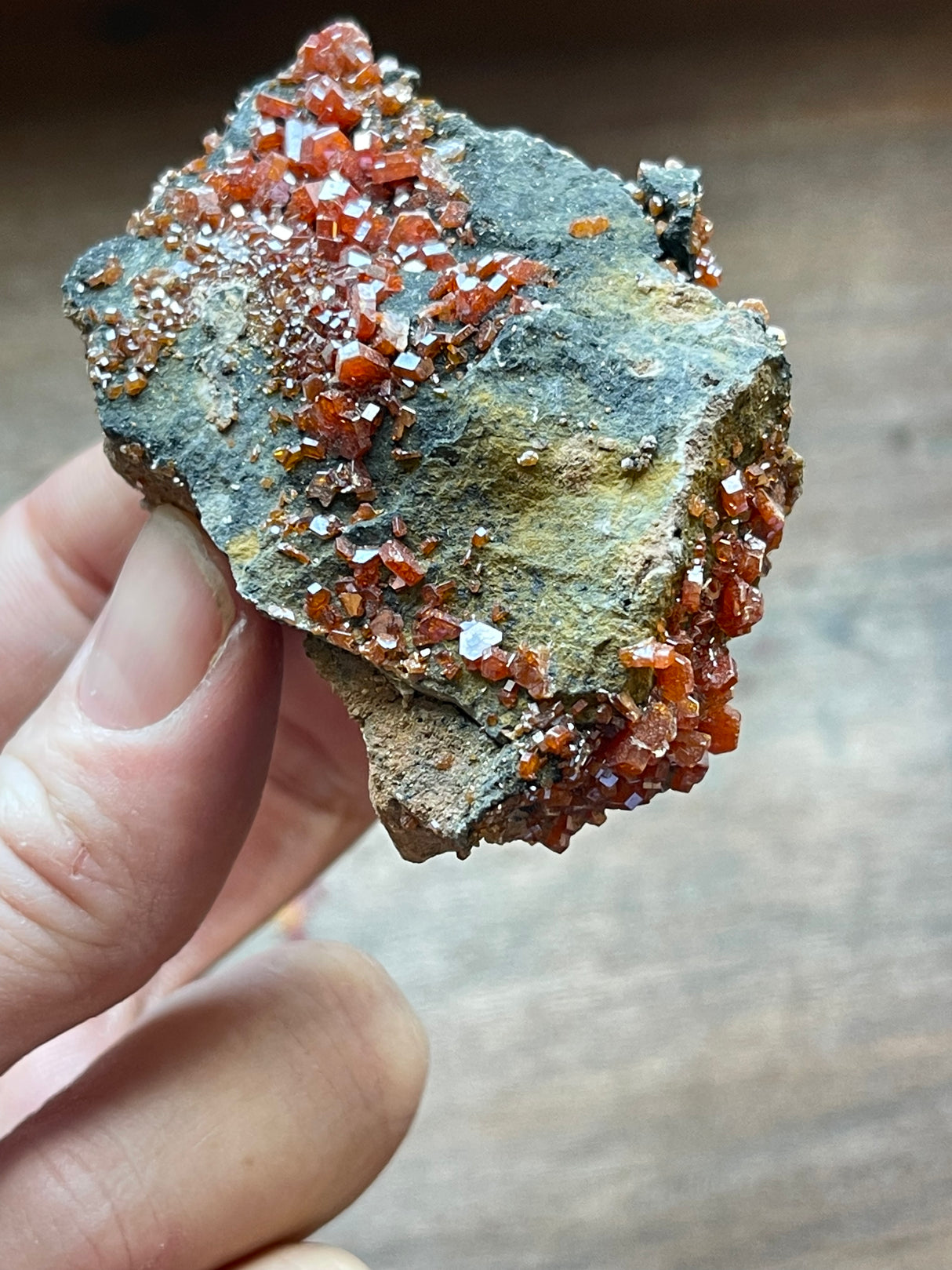 Vanadinite Specimen 81g - Anxiety. Stress. Creativity.