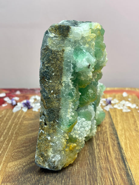 Green Fluorite Specimen 833g - Clearing Energy. Clarity. Memory.