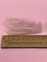 Rose Quartz Angel 7.5cm - Love & Peace