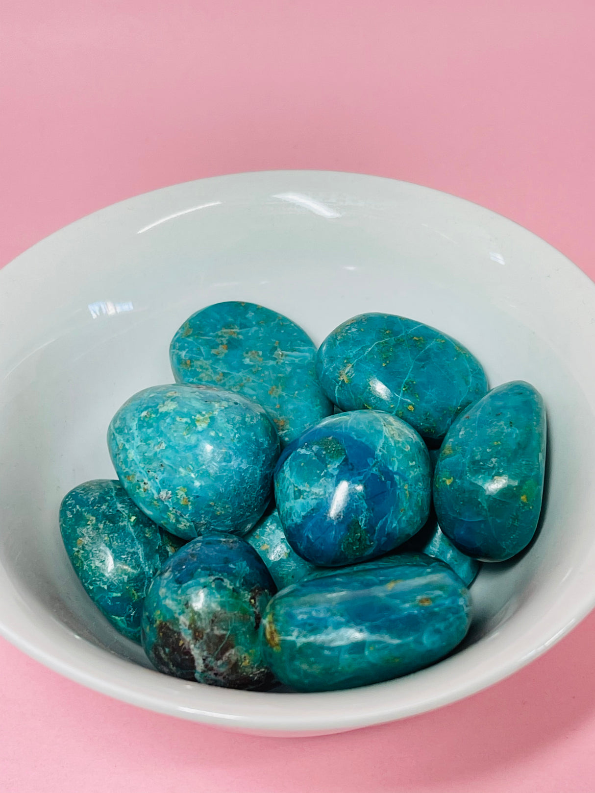 Chrysocolla Tumbled - Inner Strength. Calming. Divine.