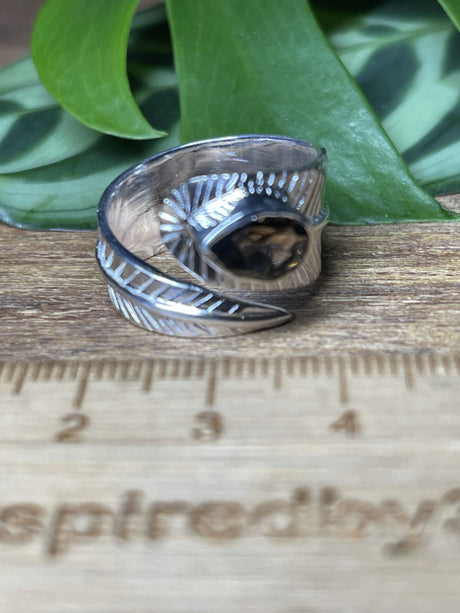 Smoky Quartz Ring - Size 8 - Purification. Protection. Detox.