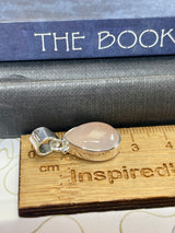 Rose Quartz Pendant & Chain - Love & Self-esteem