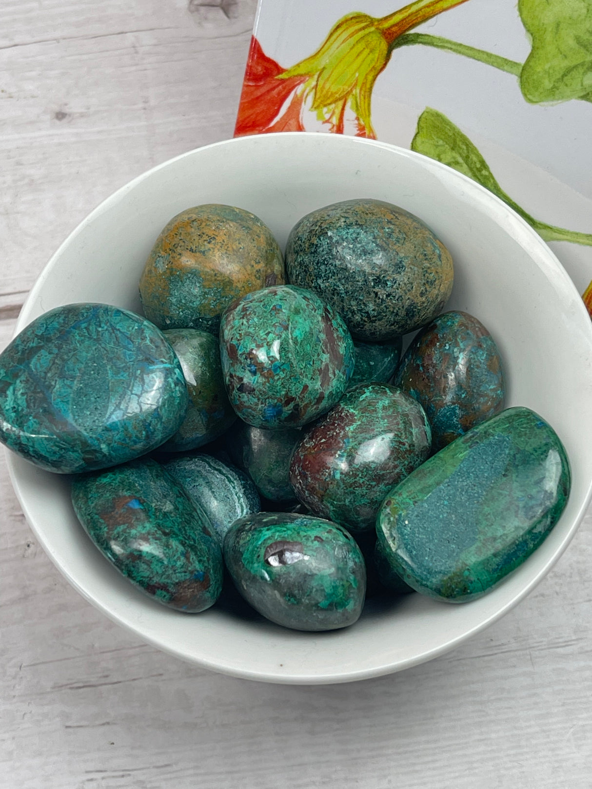 Chrysocolla Tumbled - Inner Strength. Calming. Divine.