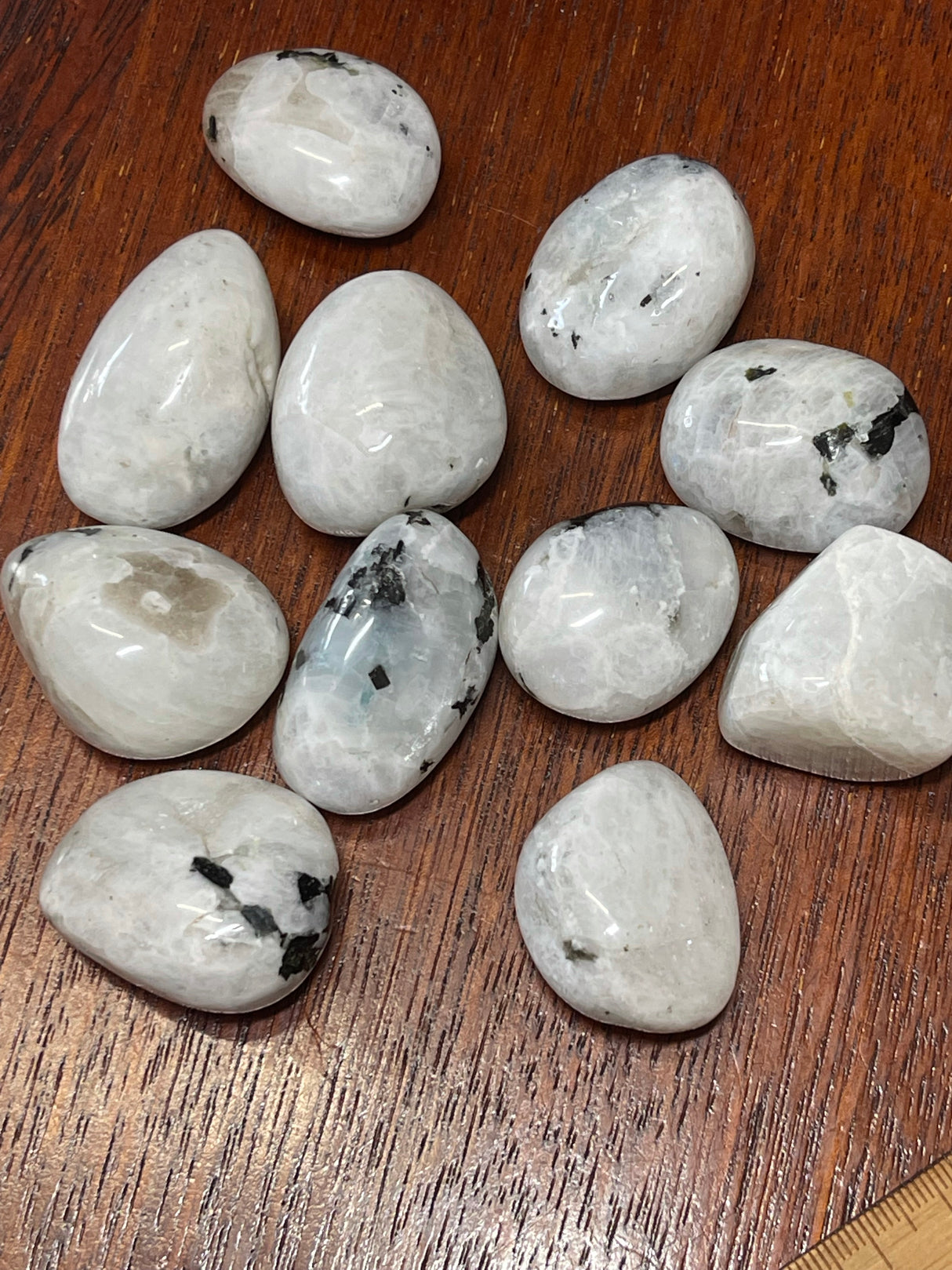 Moonstone, Rainbow Tumbled Large - Inner Peace & Fertility