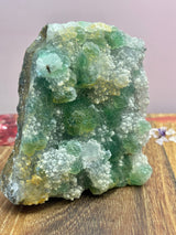 Green Fluorite Specimen 833g - Clearing Energy. Clarity. Memory.