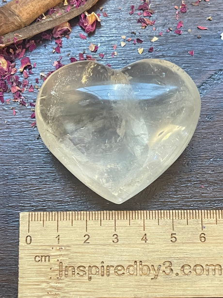 Smoky Quartz Puffy Heart #2- Purification. Protection. Detox.