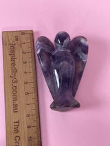 Chevron Amethyst Angel 7.5cm - Protection & Intuition