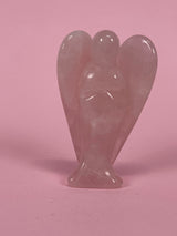 Rose Quartz Angel 7.5cm - Love & Peace