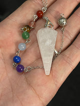 Clear Quartz Pendulum