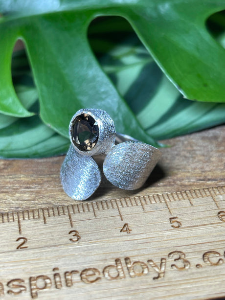 Smoky Quartz Ring - Size 7 - Purification. Protection. Detox.