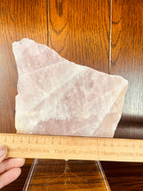 Rose Quartz Slice on Stand 1.119kg - Love and Peace