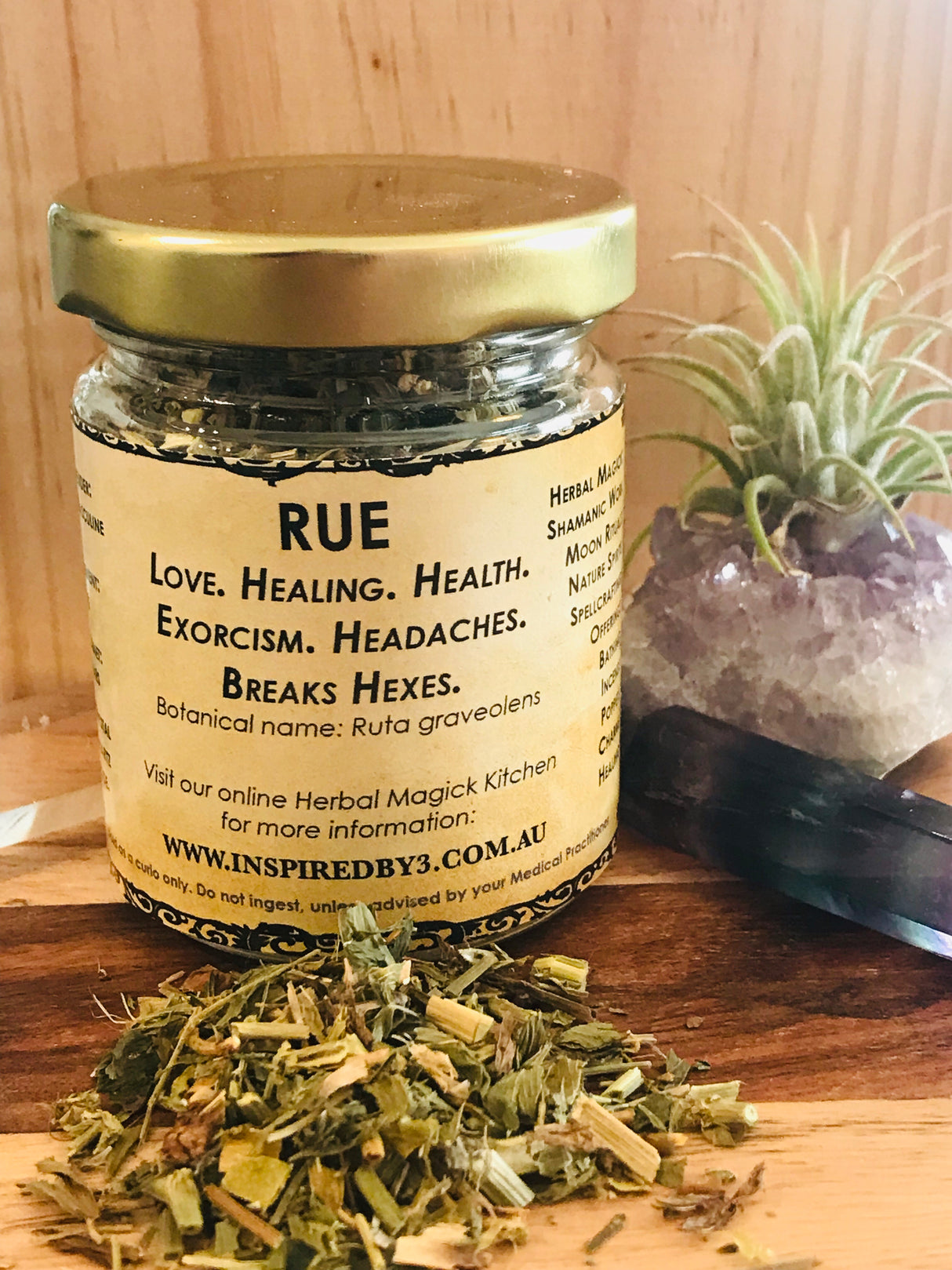 Rue - Love. Healing. Health. Exorcism. Headaches. Breaks Hexes.