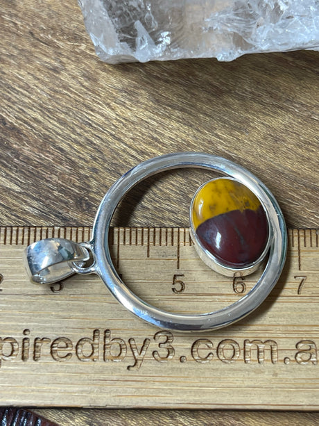 Mookaite Jasper Silver Pendant  - New Experiences