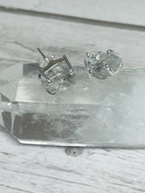 Herkimer Diamond Silver Studs - Dreams. Visions. Purification. Spiritual.