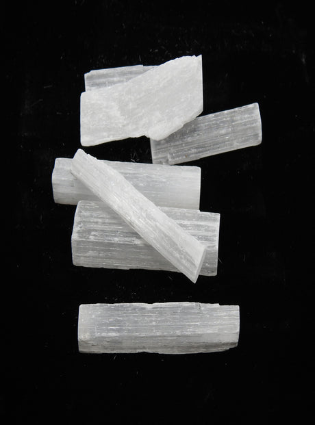 Selenite Unpolished Wand 6cm - Spiritual Growth & Meditation